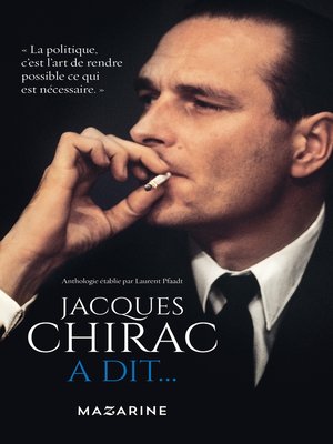 cover image of Jacques Chirac a dit...